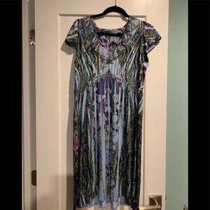 World unity short silky dress